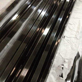Tubature di titanio nera dell'acciaio inossidabile bene durevole rettangolare di spessore 4mm/di 2mm
