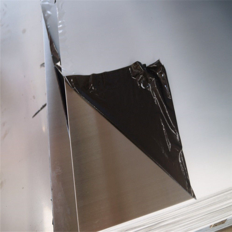 piatto d'acciaio rivestito del PVC SS304l dello strato 0.8mm 1mm dell'acciaio inossidabile della superficie 304 di 304l NO.4